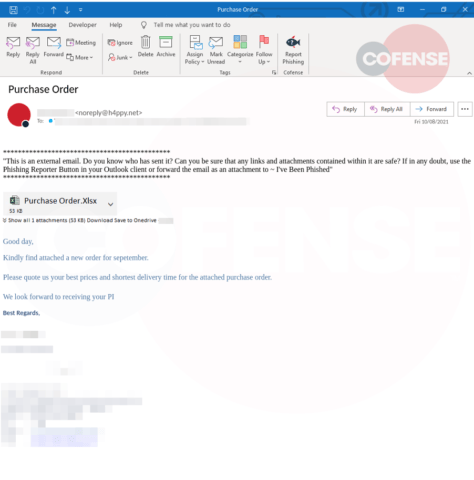 Phishing Email Body - Example Image