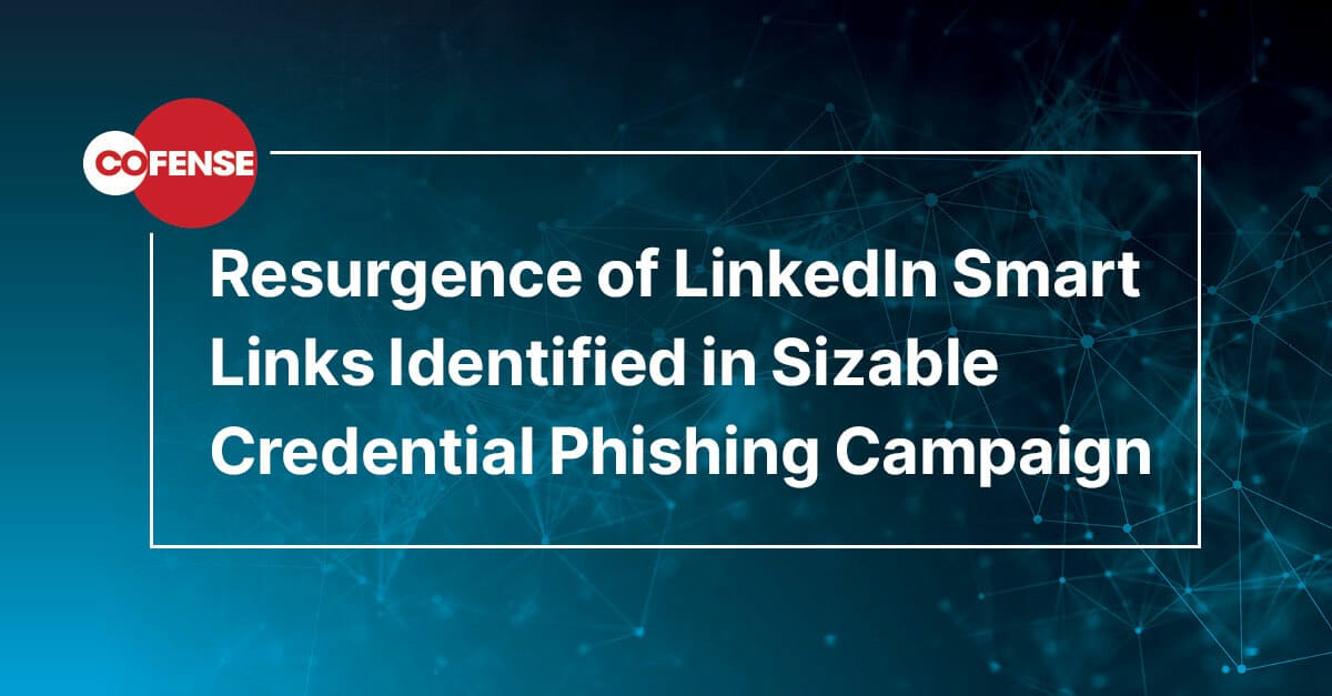 LinkedIn Smart Links phishing campaign